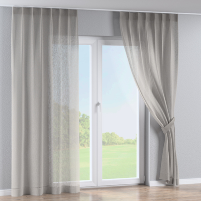 Single pinch pleat curtain in collection Delicate  Premium, fabric: 144-59