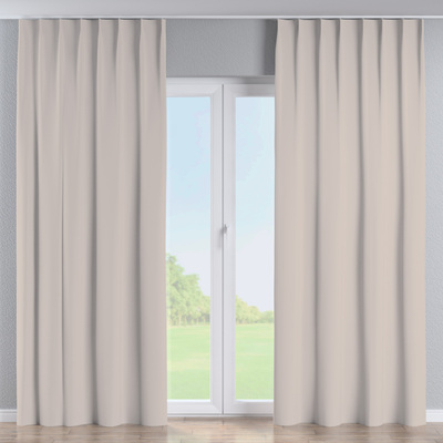 Single pinch pleat curtain