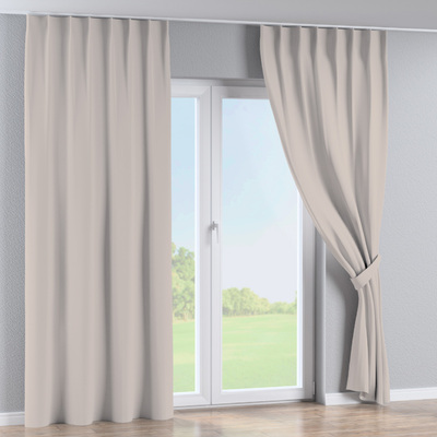 Single pinch pleat curtain in collection Dimout, fabric: 269-40