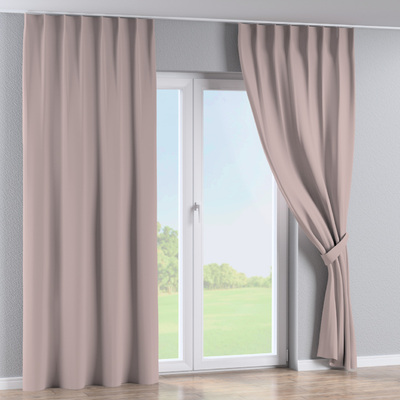 Zasłona na haczykach flex pojedynczych w kolekcji Blackout Semi (Dimout), tkanina: 269-54