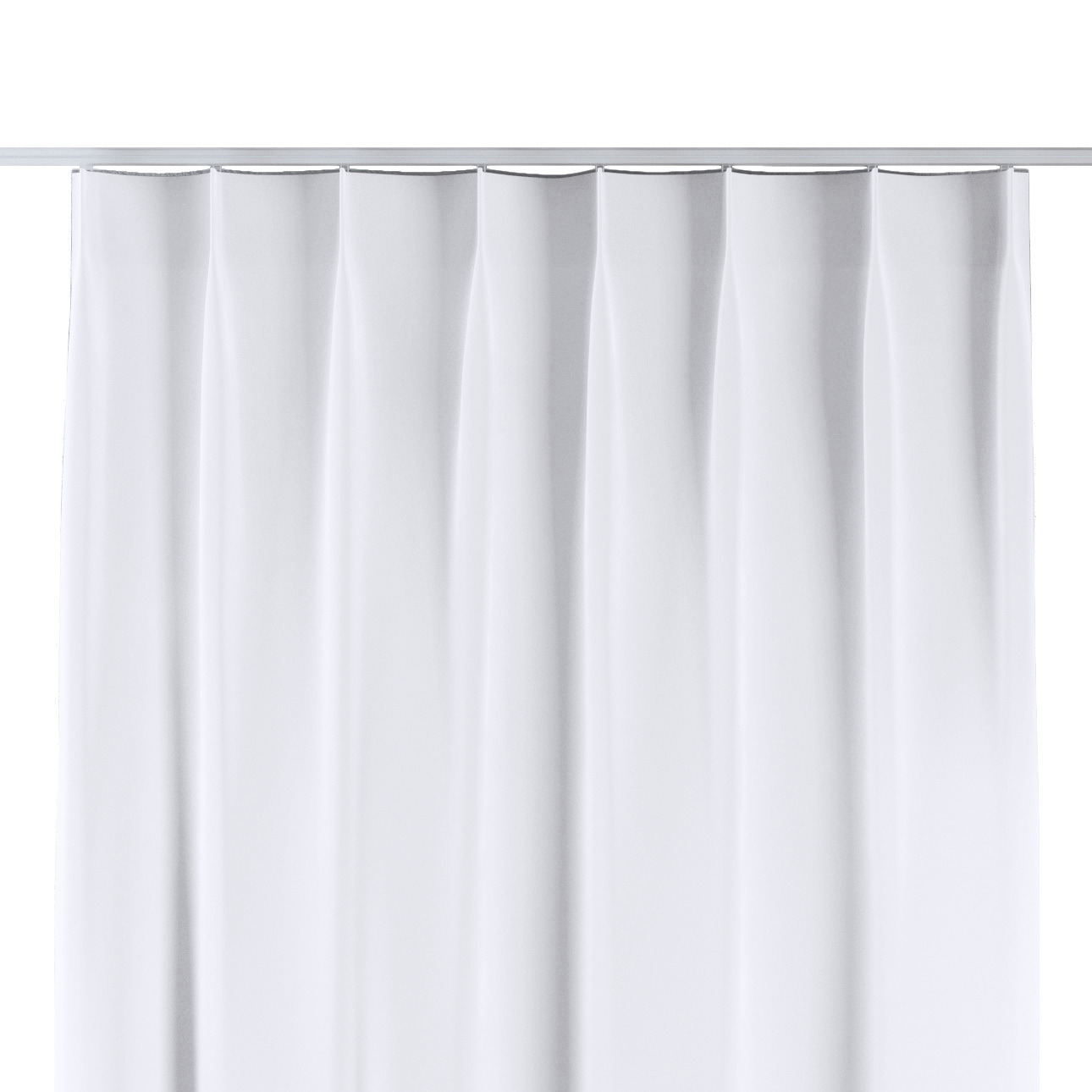 Vorhang mit flämischen 1-er Falten, weiß, Crema (144-62) günstig online kaufen