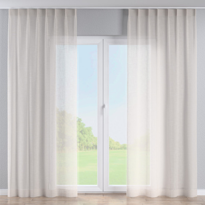 Zasłona na haczykach flex pojedynczych w kolekcji Natural Touch, tkanina: 128-13