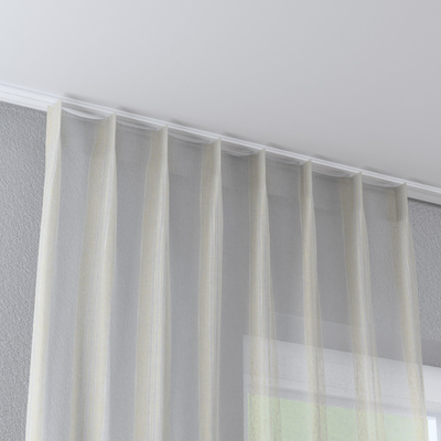 Egyedi flex akasztós sötétítők a kollekcióból Natural Touch, Dekoranyag: 128-15