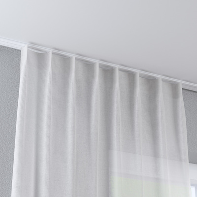 Single pinch pleat curtain in collection Natural Touch, fabric: 128-21