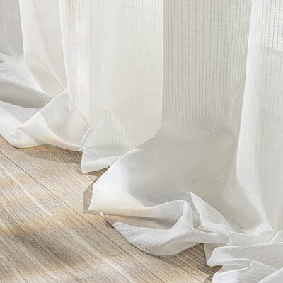 Single pinch pleat curtain in collection Natural Touch, fabric: 128-21