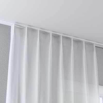 Egyedi flex akasztós sötétítők a kollekcióból Natural Touch, Dekoranyag: 128-23