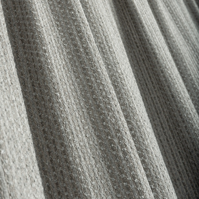 Gardin med fast veck 1 längd i kollektionen Boucle Mist, Tyg: 145-58