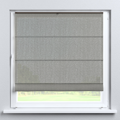 Flexibles Raffrollo Sizilien von der Kollektion Boucle Dunst, Stoff: 145-58