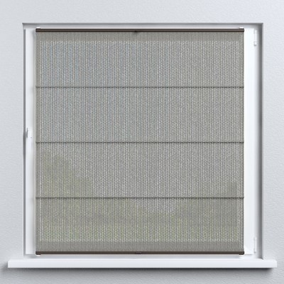 Flexibles Raffrollo Sizilien von der Kollektion Boucle Dunst, Stoff: 145-58