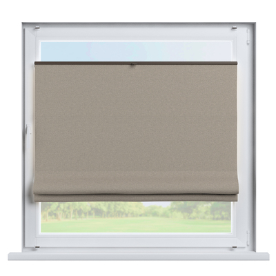 Flexibles Raffrollo Sizilien von der Kollektion Blackout Double, Stoff: 272-02