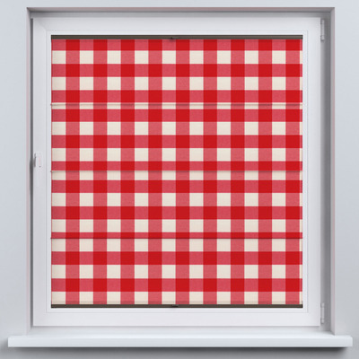 Flexibele vouwgordijn Sicilië van de collectie Quadro, Stof: 136-18