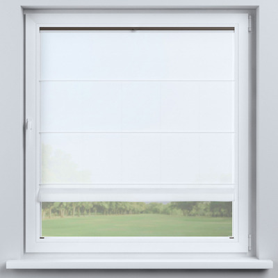 Top Down Bottom Up Roman blind Sicily in collection Voile, fabric: 900-00