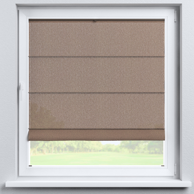 Top Down Bottom Up Roman blind Sicily in collection Boucle Mist Premium, fabric: 145-45