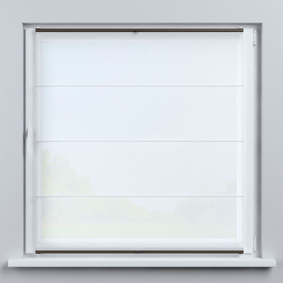 Flexibles Raffrollo Sizilien von der Kollektion Voile, Stoff: 900-00