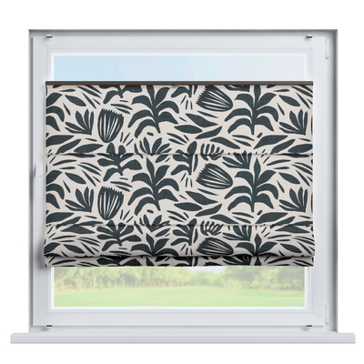 Top Down Bottom Up Roman blind Sicily in collection Botanic Viscose, fabric: 145-21