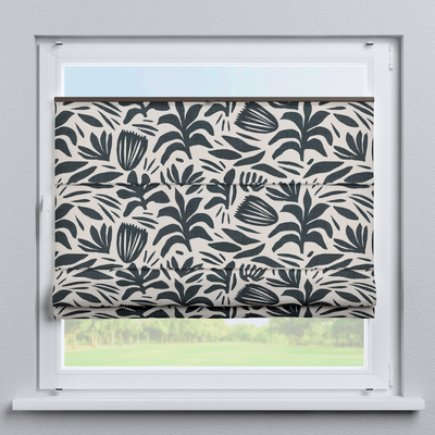 Top Down Bottom Up Roman blind Sicily in collection Botanic Viscose, fabric: 145-21