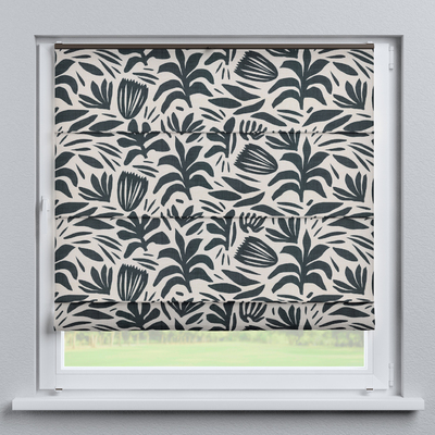 Top Down Bottom Up Roman blind Sicily in collection Botanic Viscose, fabric: 145-21