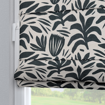 Top Down Bottom Up Roman blind Sicily in collection Botanic Viscose, fabric: 145-21