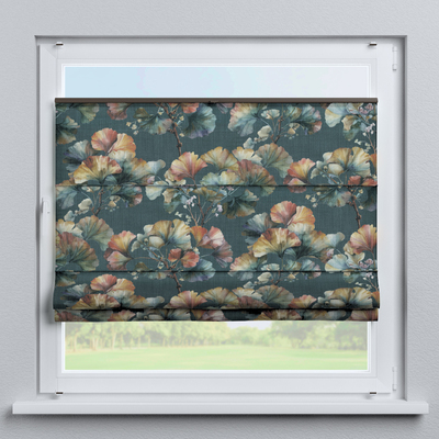 Top Down Bottom Up Roman blind Sicily in collection Botanic Viscose, fabric: 145-24