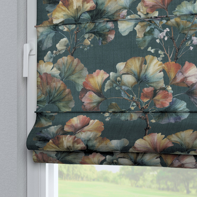 Top Down Bottom Up Roman blind Sicily in collection Botanic Viscose, fabric: 145-24