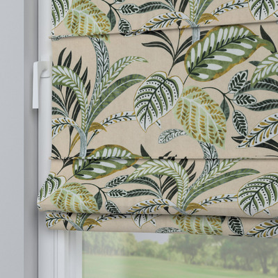 Store romain plissé Sicile dans la collection Flowers, Tissu: 142-96