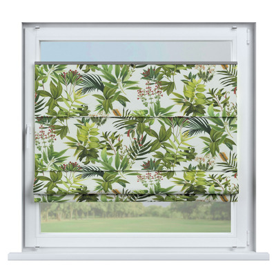 Top Down Bottom Up Roman blind Sicily in collection Flowers, fabric: 143-69