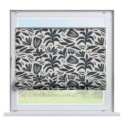 Store romain plissé Sicile dans la collection Botanic Viscose, Tissu: 145-21