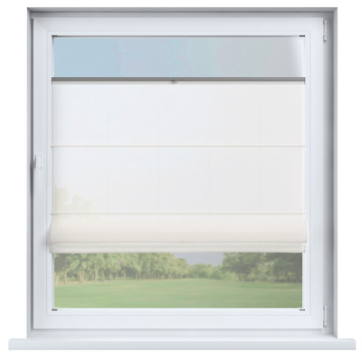 Flexibles Raffrollo Sizilien von der Kollektion Voile, Stoff: 900-01
