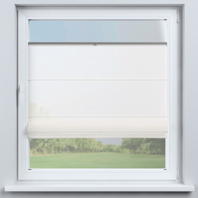 Flexibles Raffrollo Sizilien von der Kollektion Voile, Stoff: 900-01