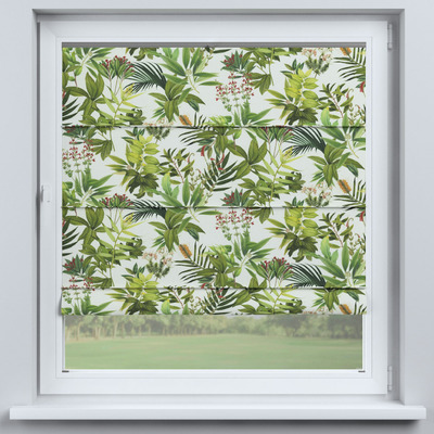 Flexibele vouwgordijn Sicilië van de collectie Flowers, Stof: 143-69
