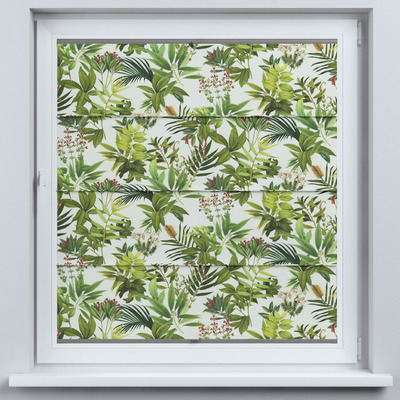 Flexibele vouwgordijn Sicilië van de collectie Flowers, Stof: 143-69