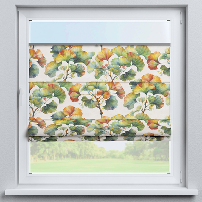 Flexibles Raffrollo Sizilien von der Kollektion Botanic Viscose, Stoff: 145-18