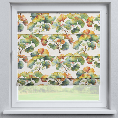 Flexibles Raffrollo Sizilien von der Kollektion Botanic Viscose, Stoff: 145-18