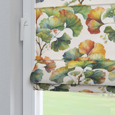 Flexibles Raffrollo Sizilien von der Kollektion Botanic Viscose, Stoff: 145-18