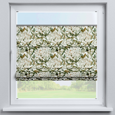 Flexibele vouwgordijn Sicilië van de collectie Botanic Viscose, Stof: 145-20