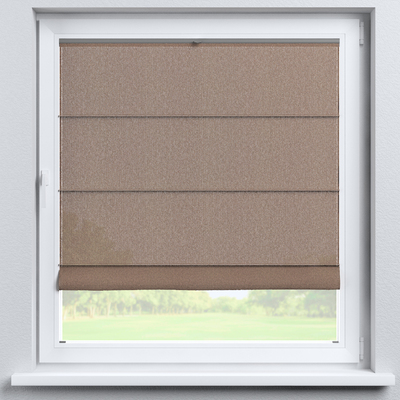 Flexibles Raffrollo Sizilien von der Kollektion Boucle Dunst, Stoff: 145-45
