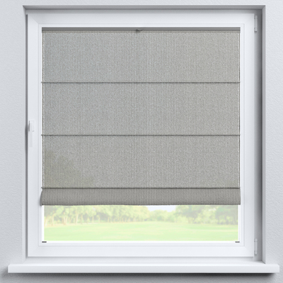 Flexibles Raffrollo Sizilien von der Kollektion Boucle Dunst, Stoff: 145-46