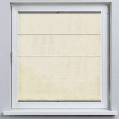 Flexibles Raffrollo Sizilien von der Kollektion Lino Terra, Stoff: 145-50