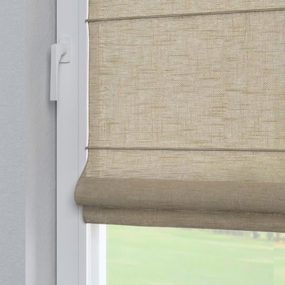 Flexibles Raffrollo Sizilien von der Kollektion Lino Terra, Stoff: 145-49