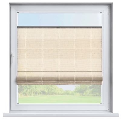 Flexibles Raffrollo Sizilien von der Kollektion Lino Terra, Stoff: 145-51