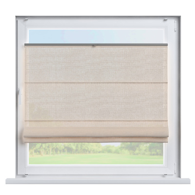 Flexibles Raffrollo Sizilien von der Kollektion Natural Touch, Stoff: 128-16