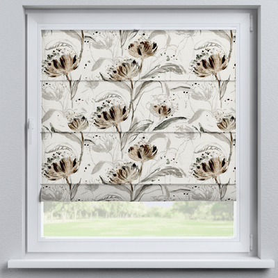 Top Down Bottom Up Roman blind Sicily in collection Botanic Viscose, fabric: 145-22