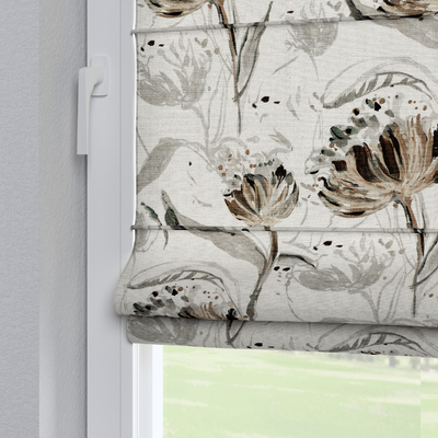 Top Down Bottom Up Roman blind Sicily in collection Botanic Viscose, fabric: 145-22