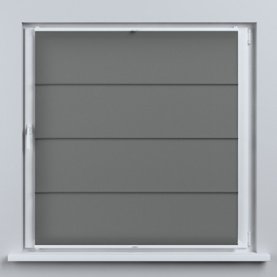 Flexibles Raffrollo Sizilien von der Kollektion Quadro, Stoff: 136-14