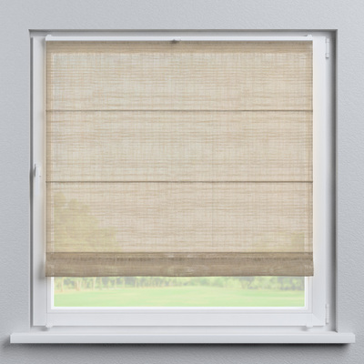 Flexibles Raffrollo Sizilien von der Kollektion Lino Terra, Stoff: 145-48