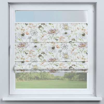 Top Down Bottom Up Roman blind Sicily in collection Gardenia, fabric: 143-96