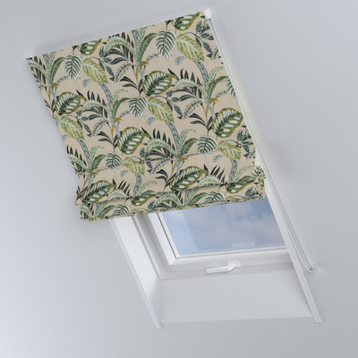 Dachfenster-Raffrollo Rimini von der Kollektion Flowers, Stoff: 142-96