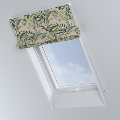 Dachfenster-Raffrollo Rimini von der Kollektion Flowers, Stoff: 142-96