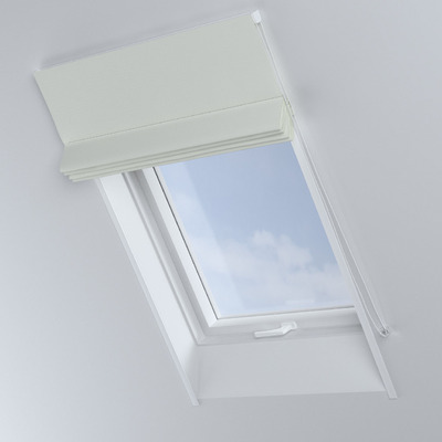 Roman blind for roof window Rimini in collection Dimout, fabric: 269-71