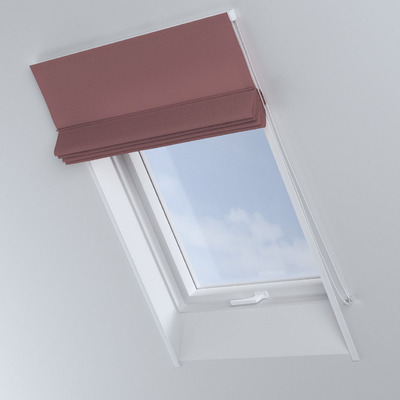 Roman blind for roof window Rimini in collection Linen, fabric: 159-12